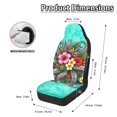 thumbnail image 6 of Uourmeti Octopus Tropical Floral, Stretch Stretchy Fabric Car Seat Protector Interior Decor Car Seat Covers for Auto and Truck, 6 of 12
