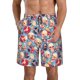 thumbnail image 1 of Fotbe music Skull record Retro Trajes de Baño Estampados para Hombre, Shorts de Verano de Secado Rápido, Ropa de Playa, Bañadores-Medium, 1 of 6