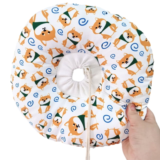 Collar de cono para perro alternativo después de la cirugía, cuello de perro con forma de donut, collar de recuperación E para poscirugía, cono de perro suave para cachorros pequeños y medianos