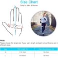 thumbnail image 2 of BRILLAR Guantes con forro térmico: pantalla táctil, resistentes al viento, transpirables, antideslizantes, ideales para andar en bicicleta, correr y esquiar, 2 of 5
