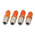 thumbnail image 2 of 4PCS BA9S 12V 23W Halogen Brake Indicator Signal Lamp Amber Motorcycle Light Bulb BA9S Halogen Clearance Light, 2 of 12