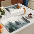 thumbnail image 3 of onlyliua Ofertas Del Día de Hoy Mantel Individual de Cuero Estilo Bosque de Alta Calidad, Mantel de Mesa con Aislamiento de Alta Calidad, Mantel de Mesa de Tamaño Pequeño, 3 of 5