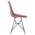 thumbnail image 3 of Porthos Home Mid-century Modern Faux Leather Upholstered Dining with Unique Eames Style Eiffel Metal Legs, Easy Assembly, 3 of 6