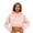 #013 Pink, variant on Felirenzacia Women's Cropped Hoodie, 350g Hooded Sweatshirt, Elastic Waistband Cuffed Pullover Tops, S-3XL