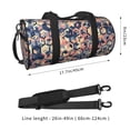 thumbnail image 2 of ZICANCN Colored Pink Squares Travel Duffle Bag, Sports Tote Gym Bag Weekenders Bags for Women Men, 2 of 8