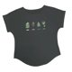 thumbnail image 4 of Camiseta para mujer Ropa Transpirable Patrón de plantas Cuello redondo Manga corta Top L Yuyangstore Camiseta para mujer, 4 of 8