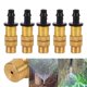 thumbnail image 5 of Paquete de 10 boquillas de nebulización de cobre | Pulverizadores atomizadores de latón para tubos de 4/7 mm | Niebla fina, extraíble, flujo de agua de 0,2-0,7 L/min | Rango de pulverización de 1-4, 5 of 5