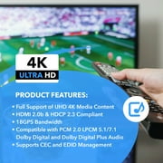 OREI eARC 4K 60Hz Audio Extractor Converter 18G HDMI 2.0 ARC Support - HDCP 2.2 - Dolby Digital/DTS