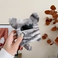 thumbnail image 5 of SaniMore for Samsung Galaxy Z Flip 4 6.7" Warm Cute Plush Tiger Tails Folding Case, Fluffy Furry Back Case for Samsung Z Flip 4 Full Body Protective Case Ladies Women Girls, Gray, 5 of 7
