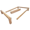 thumbnail image 4 of Base Para Cama Matrimonial Muebles GM Tradicional Desarmable Madera de Pino Natural Con Laca Transparente, 4 of 6