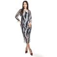 thumbnail image 1 of Vestido de mesh Tie Dye Roman Fashion /Juvenil, 4349 (Gris /Negro) gris CH, 1 of 4