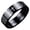 the men's ring, variant on Mens Womens Stainless Steel Vintage Black Ring Bible Lords Prayer Cross Band Matte Finish