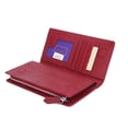 thumbnail image 6 of Women's Leather Wallet,RFID-Blocking Flap Clutch Wallet for Women, 6 of 6