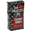 San Francisco Bay Coffee Colombian Supremo Whole Bean Coffee, 12 oz (Pack of 6)
