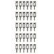 thumbnail image 1 of 30 Piezas Juego Plano Selleta de Puente de Guitarra Electrica para Reemplazo de Guitarra Strat Tele, 1 of 5