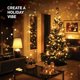 thumbnail image 4 of Juego de 100 luces navideñas SEWANTA blancas cálidas interiores y exteriores, 4 of 9