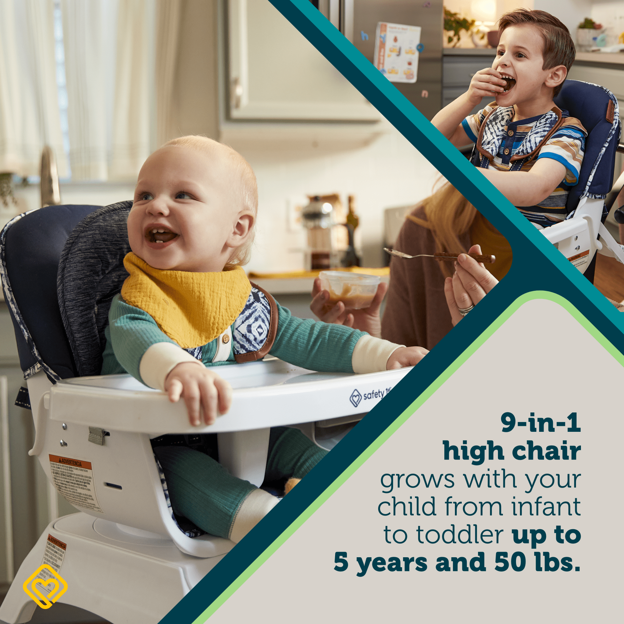 Safety 1st Grow and Go Rotating High Chair