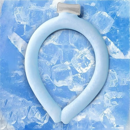 

New 2024 Disposables Clearance Summer Hanging Neck Ice Cool Neck Ring Heat Relieving Tool for Office Outdoor Sports Physical Heat Prevention Ice Feeling Collar 10ml