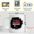 thumbnail image 2 of Dialysis Nurse Squad Cute Funny Nephrology Nurses Mug 11Oz Cup White Cups, 2 of 6
