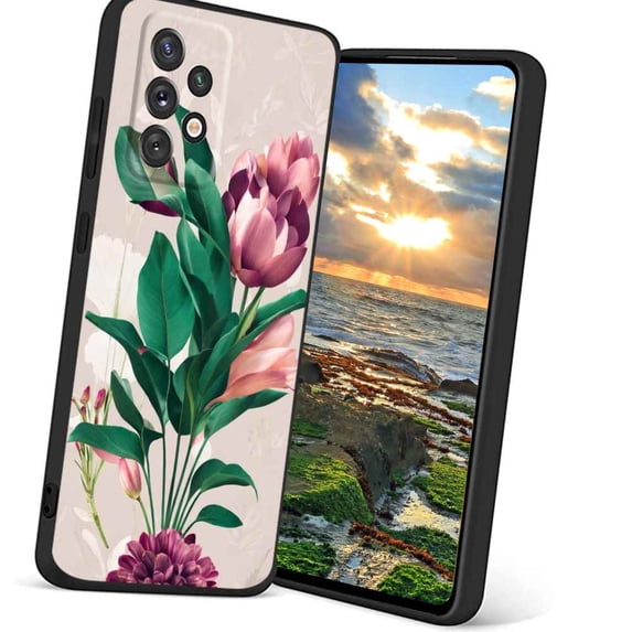 Botanical-3 Phone Case, Degined for Samsung Galaxy A72 5G Case Men Women, Flexible Silicone Shockproof Case for Samsung Galaxy A72 5G