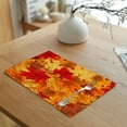 thumbnail image 2 of Mantel Individual Naranja Calabaza de Acción de Gracias Mesa de Restaurante en Casa Decoración de Acción de Gracias Cuencos y Platos Mantel Individual Aislado (7888-15) (32 * 45 cm), 2 of 3