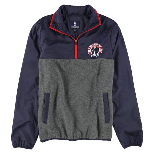 Chaqueta de forro polar G-III Sports Washington Wizards para hombre gris grande