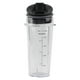 thumbnail image 1 of Recipiente de repuesto para licuadora de 16 oz con tapa abatible, compatible con accesorios de licuadora Nutri Ninja, 1 of 14