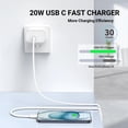 thumbnail image 2 of Cargador Essri USB C de 20 W de carga rápida para iPhone 14, 13, 12, 11, 2 of 8