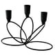 thumbnail image 2 of Candelabro de metal de 3 brazos para centro de mesa, soporte para velas para repisa de chimenea. Negro, 2 of 9