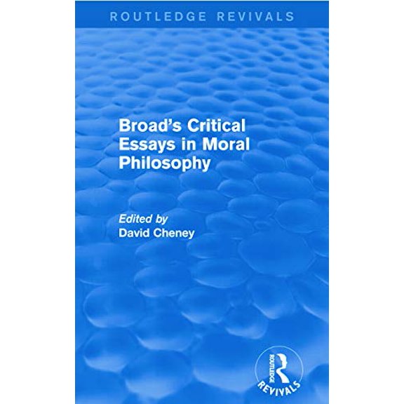 Pre-Owned Broad's Critical Essays in Moral Philosophy (Routledge Revivals), 9780415714679, 0415714672, Paperback, 1 edition