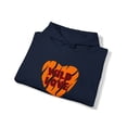 thumbnail image 4 of Wild Love Tiger Print Unisex Heavy Blend™ Hooded Sweatshirt, 4 of 4