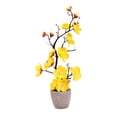 thumbnail image 2 of Flor artificial en maceta, planta artificial versátil, bonsái artificial con maceta Amarillo, 2 of 9