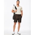 thumbnail image 3 of Polo para hombre JMIERR de manga corta, cuello en V, beige, talla M, 3 of 9