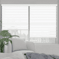 thumbnail image 2 of Refurbished TRAHOO Cordless Zebra Blinds for Windows, Dual Layer Zebra Roller Window Shades Free-Stop Blinds Sheer, 2 of 2