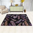 thumbnail image 2 of XMXT Indoor Area Rug, Colorful Feather Design Non-Slip Polyester Rugs for Living Room, 36 x 24 inches, 2 of 9