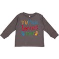thumbnail image 3 of Inktastic My Papa Loves Me Gift Boys or Girls Long Sleeve Toddler T-Shirt, 3 of 5