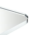 thumbnail image 2 of TEHOME Mid-Century Modern Chic Metal Rounded Wall Mirrors 30'' x 40'' - Chrome, 2 of 5
