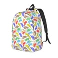 thumbnail image 1 of Disketp Colored Armadillos Mochila de Lona Estampada, Mochila Escolar de Viaje Ligera para Estudiantes y Portátil-Small, 1 of 5
