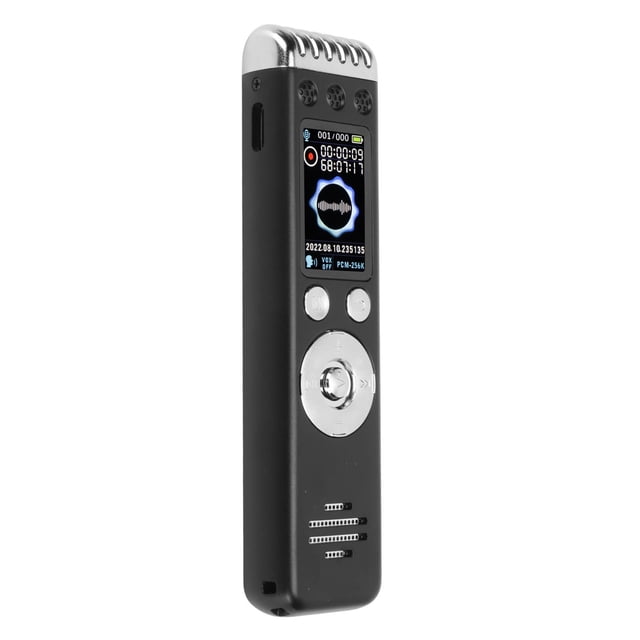 Mini grabadora de voz, grabadora de voz digital AI, grabadora de voz digital, diseño elevado