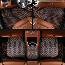 leadwolf Car Floor Mats Carpet for Cadillac for Seville 1998–2004 5 Seats Carpet Protection All Weather PU Leather Auto Liners Anti-Slip Automotive Floor Mats Coffee with Packet 3pc