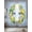 SkyBlue, variant on Lemons Striped Sheer Curtains 54 Inch Length 2 Panels Set, Summer Botanical Stripes Farmhouse Watercolor Voile Window Treatment Rod Pocket Short Kitchen Curtains Drapes for Bedroom 52"x54"x2