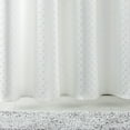 thumbnail image 4 of Lanco Radley Geometric Buttonhole Top Shower Curtain, Ivory, Size 70 x 72", 100% Polyester, 4 of 4