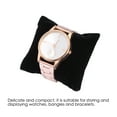thumbnail image 4 of SHAR Velvet Jewelry Display Pillow Watch Bangle Bracelet Stand Holder Storage Organizer (Black), 4 of 5
