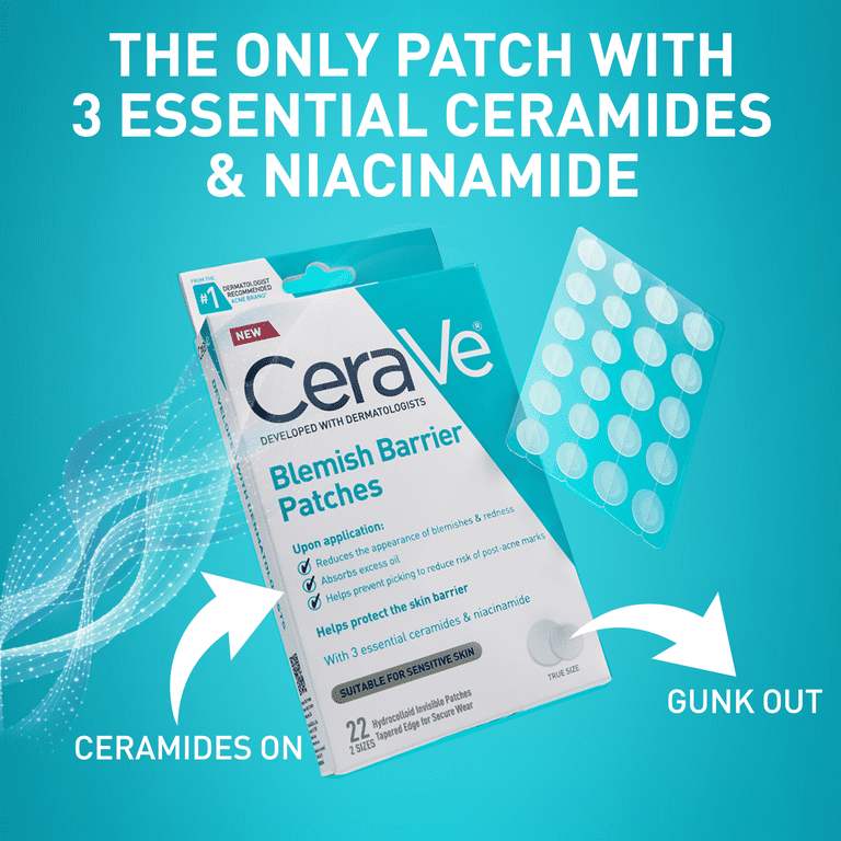 CeraVe Hydrocolloid Pimple Patches, 2 Sizes photo 3