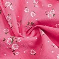 thumbnail image 3 of NAISIBABY Girls Long Sleeve Dress, A-Line Floral Prints Lace Up Casual Cotton Ruffle Sundress Pink 18-24Months, 3 of 3