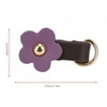 thumbnail image 3 of Zipper Puller Head 5Pcs Genuine Leather Pendant Accessories Split Leather Golden Accessories Puller Heads Pull Tab Flower Pj055 Wallet Backpack Zippers, 3 of 8