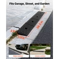 thumbnail image 3 of VEVOR Rubber Curb Ramp, 33069 lbs Load Capacity, 2 Inches Rise Height Heavy Duty Rubber Threshold Ramp with Drainage Tank for Wheelchairs, Strollers, Motorcycles, Cars, Lawn Mowers & Trailers, 2 Pack, 3 of 9
