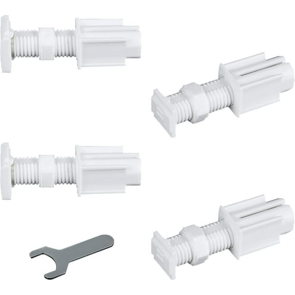 Venetian Blinds No Drill No Tools, 4PCS Adhesive Blinds Bracket Venetian Blinds Manual No Tools-No Drill for Window (White)