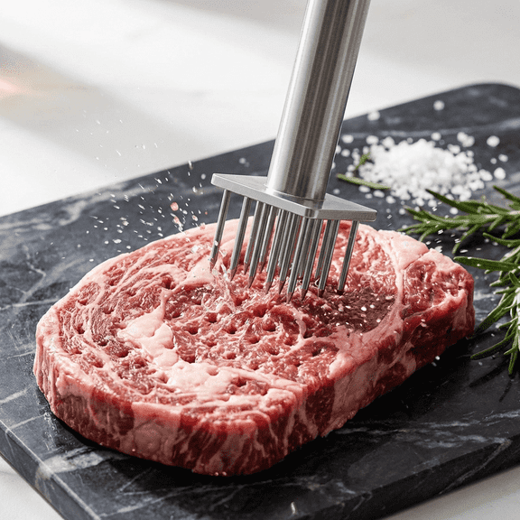 Tcwhniev Meat Tenderizer Tool with 21 Stainless Steel Sharp Needle Blade for Tenderizing Beef,Chicken,Steak,Pork,Duck