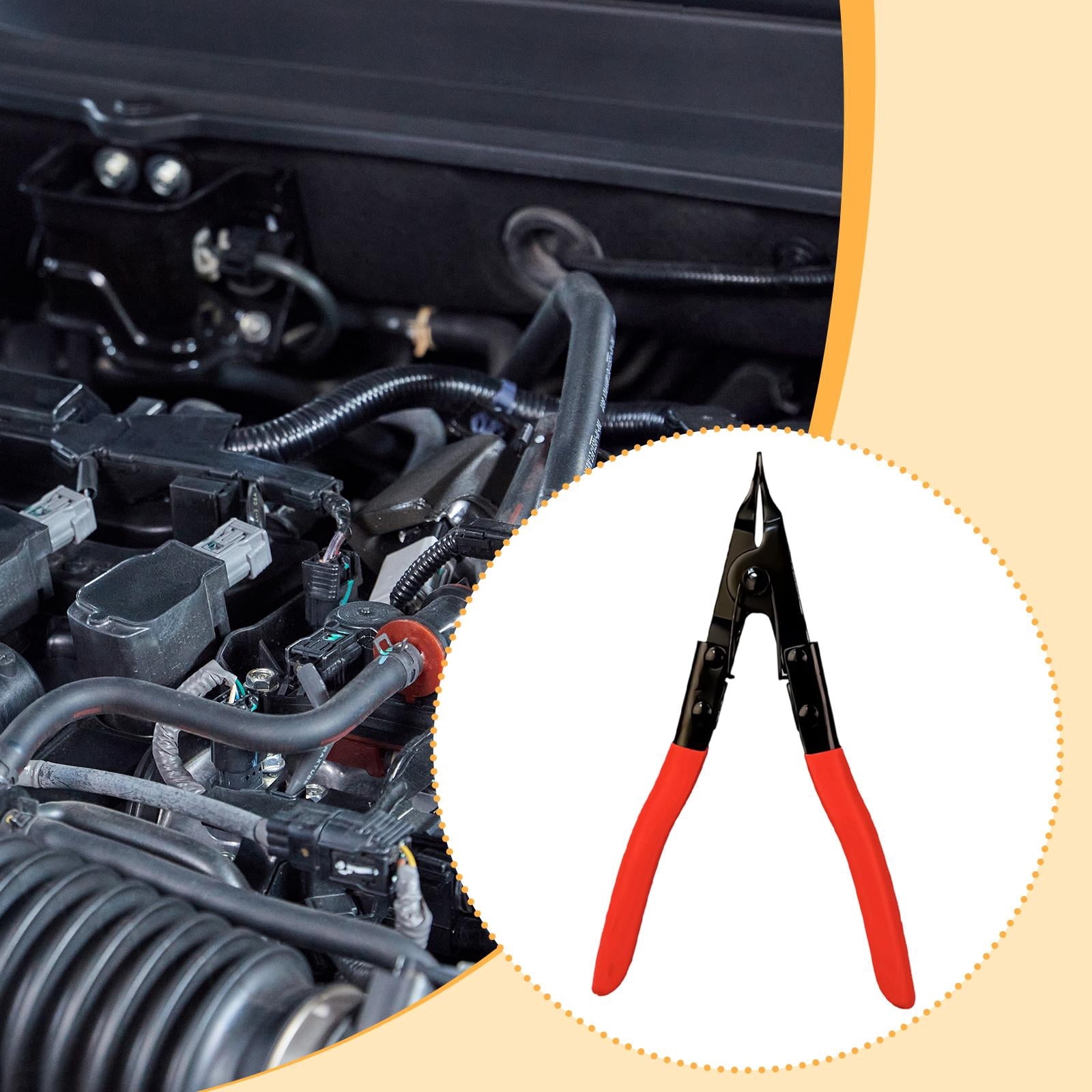 Snap Ring Pliers Flat Retaining Pliers Circlip Pliers Spring Loaded Mechanism for Transmission and Gearbox Repair